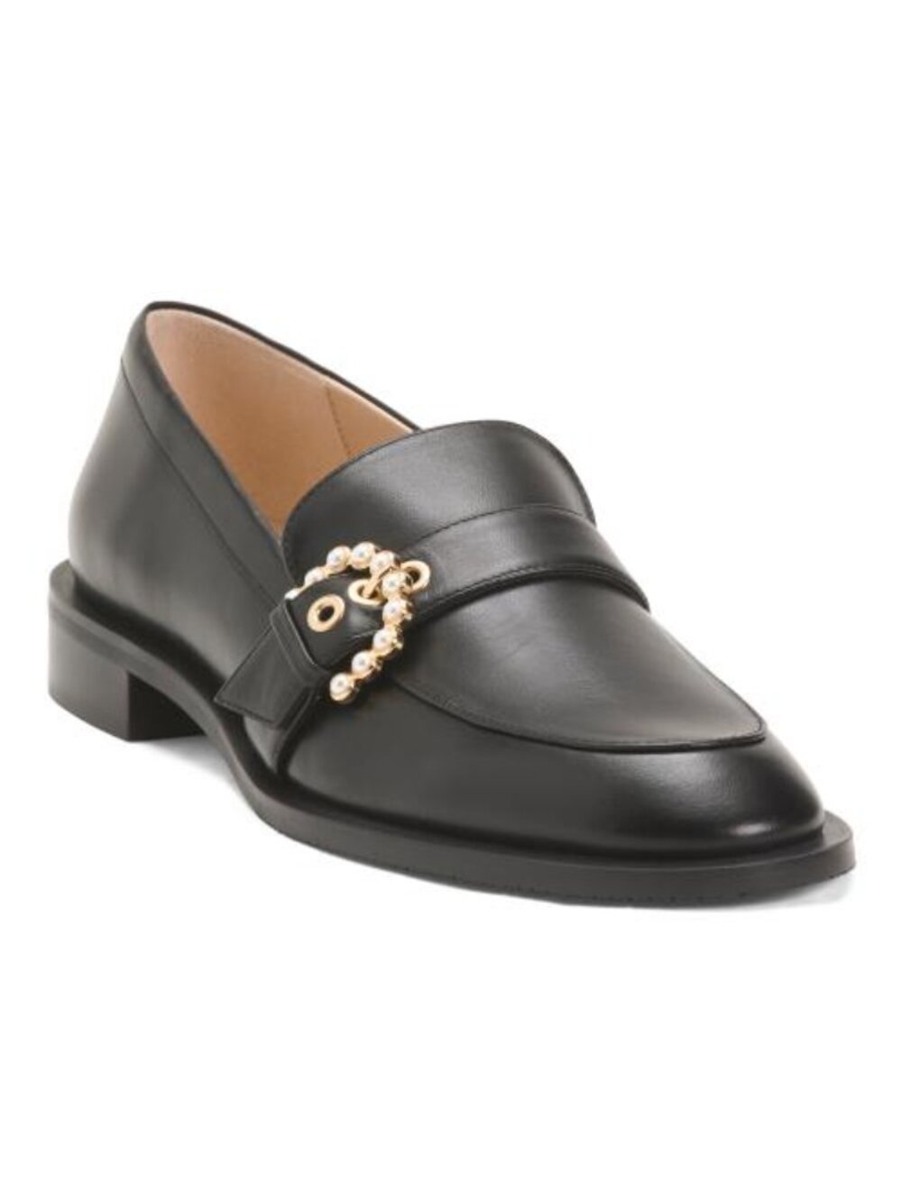STUART WEITZMAN Made In Spain Leather Piper Loafers